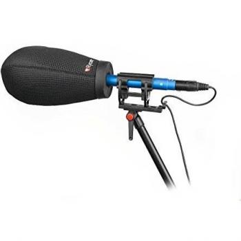 Rycote 033208 Super de Softie Kit, cmit Micrófono, Wind de protección y shockmount Negro