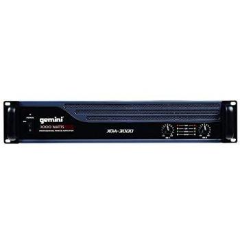 Amplificador Gemini XGA 3000 - 2x200W RMS a 4 Ohm, Modo Puente y Limitador
