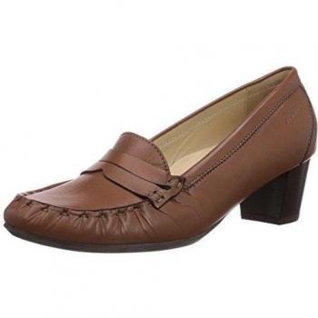 Sioux Isidora - mocasines de cuero mujer, color marrón, talla 40