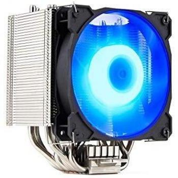 Gelid Solutions Sirocco - High performance tower CPU air cooler with PWM RGB fans | 6 U-Staked Power Heat Pipes | Advanced copper based heat sink nickel plating TDP 200W