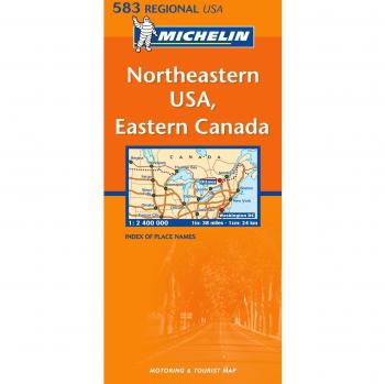 Mapa Regional del Nordeste de EE.UU. y Este de Canadá 1:2.400.000 No.583