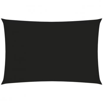 vidaXL Sunshade Sail Oxford Fabric Rectangular 2.5x4.5 m Black