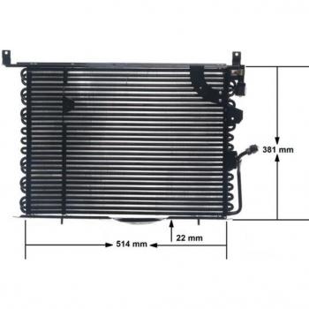 Condensador de aire acondicionado BEHR MAHLE AC 149 000S / MAHLE ORIGINAL AC 149 000S