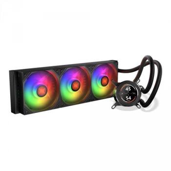 Refrigeración Líquida Krux HydroGlance 360mm ARGB LCD con 3 Ventiladores