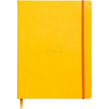 Cuaderno Rhodiarama B5 de tapa blanda - Dot (puntado) Amarillo