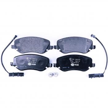 Juego de pastillas de freno HELLA para Lancia Thesis - Incluye sensor de advertencia - 4 piezas por set - Referencia 8DB 355 018-761