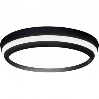 Plafón LED Cepa RGBW y CCT regulable con Bluetooth negro Ø 35 cm