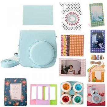 Woodmin 12-en-1 Accesorios Bundle Set para Fujifilm Instax Mini cámara de 8