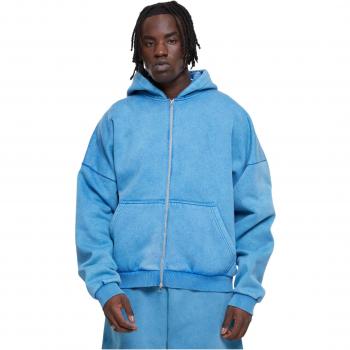 Urban Classics 90's Heavy Sand Washed Zip-Up Hoodie