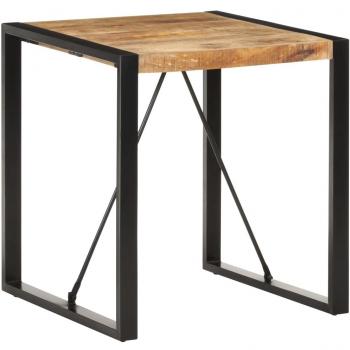 vidaXL 70x70x75 cm Solid Rough Mango Wood Dining Table