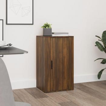 Aparador de madera multicapa marrón roble 40x33x70 cm