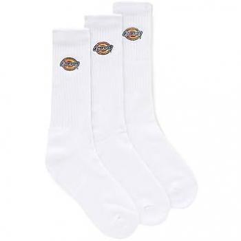Calcetines Dickies Valley Grove Blanco - Pack de 3 Pares - Talla 35-38