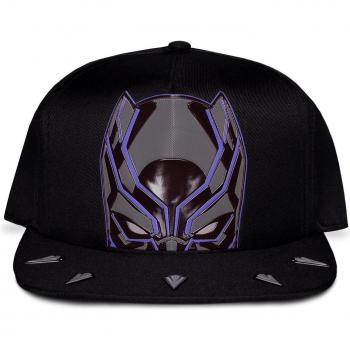 Gorra Marvel Black Panther con parches, diseño exclusivo, ajuste ajustable, material de alta calidad