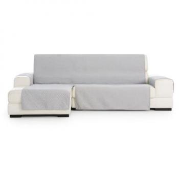 Funda para chaise longue de brazo corto izquierdo Eysa SILVER Gris claro 100 x 110 x 290 cm