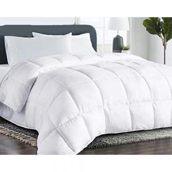 Edredón Nórdico Premium 100% Poliéster - Suavidad, Calidez Excepcional y Reversible - Ideal para Todo Clima y Medida de 135 cm en Color Blanco