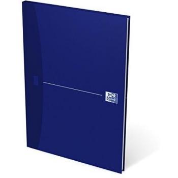 Cuaderno Oxford Office Essentials A4, encuadernado, 192 páginas, rayado, color azul original