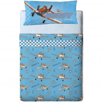 Disney Planes Heroes - Juego de sabanas 3 piezas para cama de 105 cm