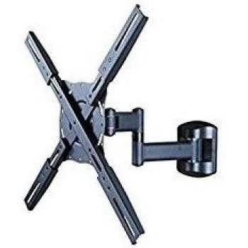 Phoenix Technologies PHLCD2650SB - Soporte articulado de pared para TV, doble brazo, 35 kg, negro