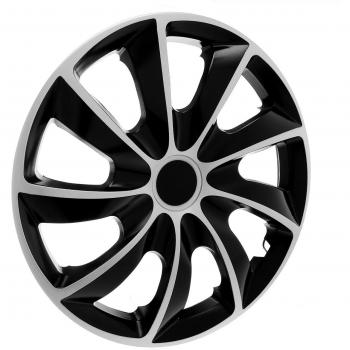 KN1 Tapacubos 14 - Negro Plata - 4 piezas - 5902538433112
