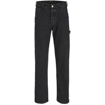 Jack & Jones Eddie Carpenter Loose Fit Black Jeans for Men - Size 34/32