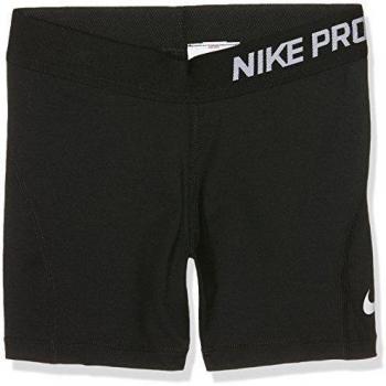 Nike G Np Cl Boy - Pantalón corto para niña, color negro / blanco, talla XL