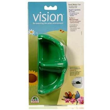 Vision Tazas para Semilla y Agua, Color Verde
