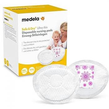 Medela - Almohadillas de Lactancia Desechables, ultrafinas y absorbentes, 30 Unidades