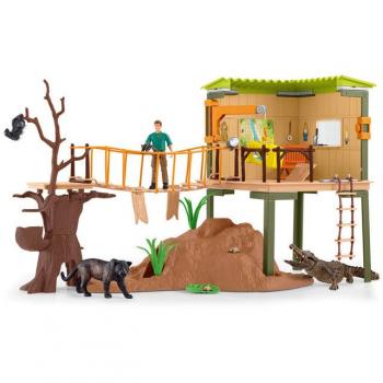 Estación de Aventuras Wild Life con Figuras de Animales Schleich 42594