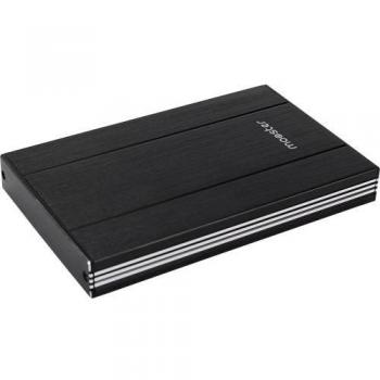 MOOSTER 8435353707856 Caja Externa para Disco Duro de 2.5´´, SATA, USB 2.0, de Color Negro