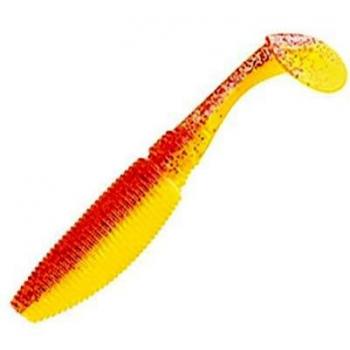 NOMURA Señuelos Spinning Rolling Shad 7.5 cm 4 g Yellow Red Glitter