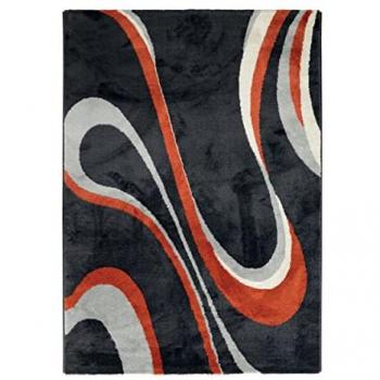 Alfombra Efecto Sedoso Multicolor 120 x 170 cm