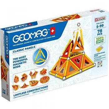 Geomag Classic Recycled Magnetic Panels 78 Pieces