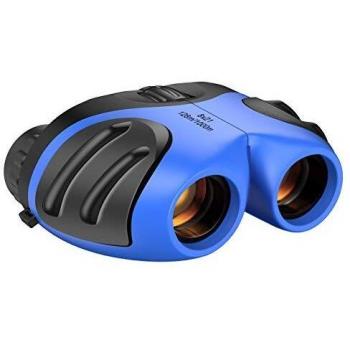Prismáticos para Niños, DMbaby 8X21 Compactos Binoculares - Juguetes Niñas Azul DL02