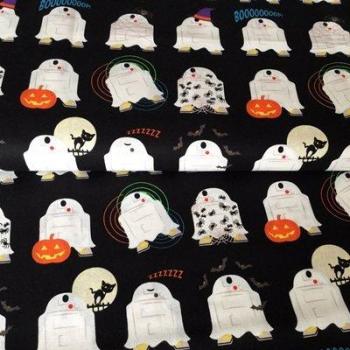 Star Wars Halloween brilla en la oscuridad tela – R2D2 – por 0,5 m 50 cm x 110 cm múltiplos – espacio tela – 100% algodón