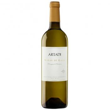 Artadi Viñas de Gain Blanco 2019 - Vino blanco de España, añada 2019, elaborado con uvas de la variedad Chardonnay y Viura, caracterizado por su frescura, notas frutales y acidez equilibr