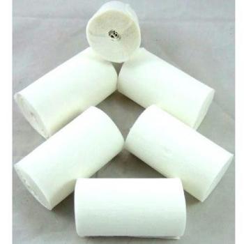 6 Blanco. Papel crepé serpentinas. extra ancho 80mm x 10metros. 14 colores vibrantes siempre en stock