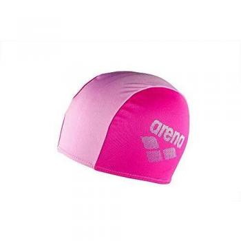 Arena Junior Polyester II Swim Cap - Fuchsia/Pink for Kids