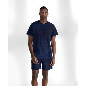 Bread & Boxers - Camiseta de hombre de algodón de rizo orgánico