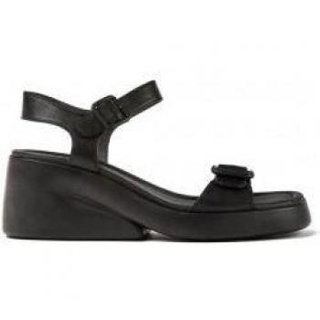 CAMPER Kaah Sandals - Women's Black Smooth Leather Size 37