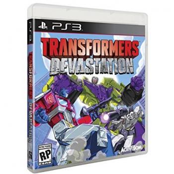 Transformers: Devastation - Juego para Consola Sony PlayStation 3 PS3, videojuego de acción y aventura basado en la popular franquicia Transformers, gráficos cel-shading, jugabilidad rápida y dinámica, modo cooperativo para hasta cuatro