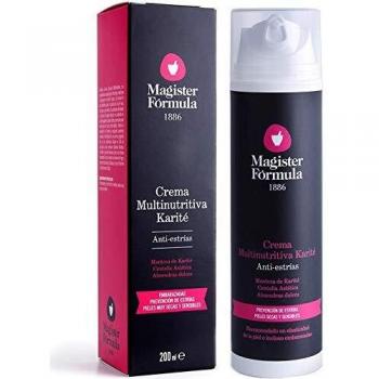 Crema Antiestrías Reafirmante y Multinutritiva 200 ml | Manteca de Karité | Brazos, Piernas, Pecho | Combate estrías del Embarazo, Pubertad y Cambios de Peso | Nutritiva e Hidratante | Mujer y Hombre