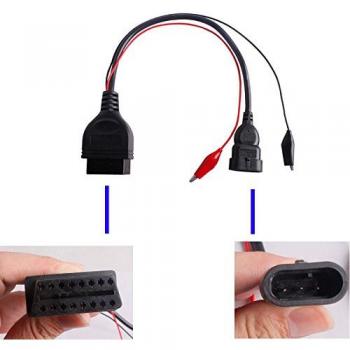 Eximtrade 3 Pin a 16 Pin OBD2 Conector Convertidor Cable para Alfa Fiat Lancia