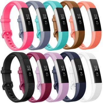 Moretek Fitbit Alta / Alta HR Correa, Deportes Reemplazo Band Ajustable Pulsera para Fitbit Alta / Alta HR SmartWatch Fitness Tracker Accesorios Bandas