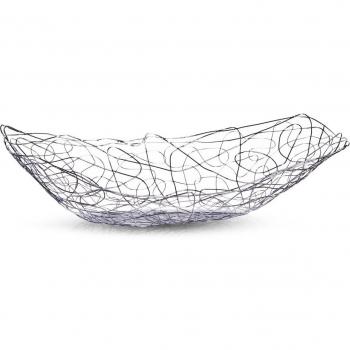 Zeller 27329 - Frutas cromado de metales, longitud 33 x ancho 19 x 9 cm