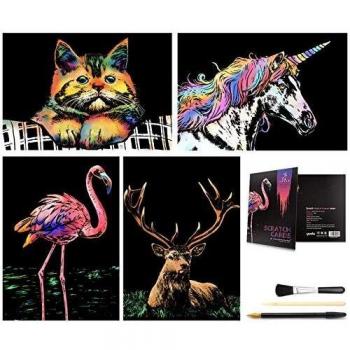 Wbeng Scratch & Sketch Art Paper