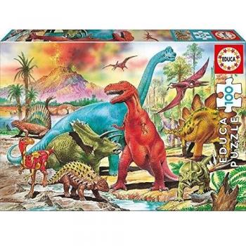 Puzzle Infantil Dinosaurios 100 Piezas