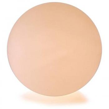 Lámpara Esférica Decorativa Exterior 60, E27, IP65, Polietileno Blanco, Máx. 42W