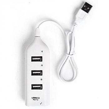 Ilovemyphone Cable LADRON USB MULTIPUERTO Adaptador DUPLICADOR CONEXION 2.0 Blanco
