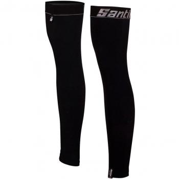 Santini 365 Be Hot - Manguitos de ciclismo para hombre, color negro, talla UK: X-L/XX-L