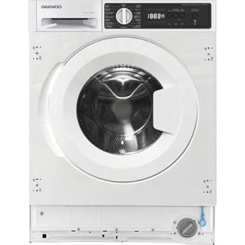 Lavadora Integrable Daewoo WMI712T1WU0ES 7kg 1200rpm Clase D Blanca con 15 Programas